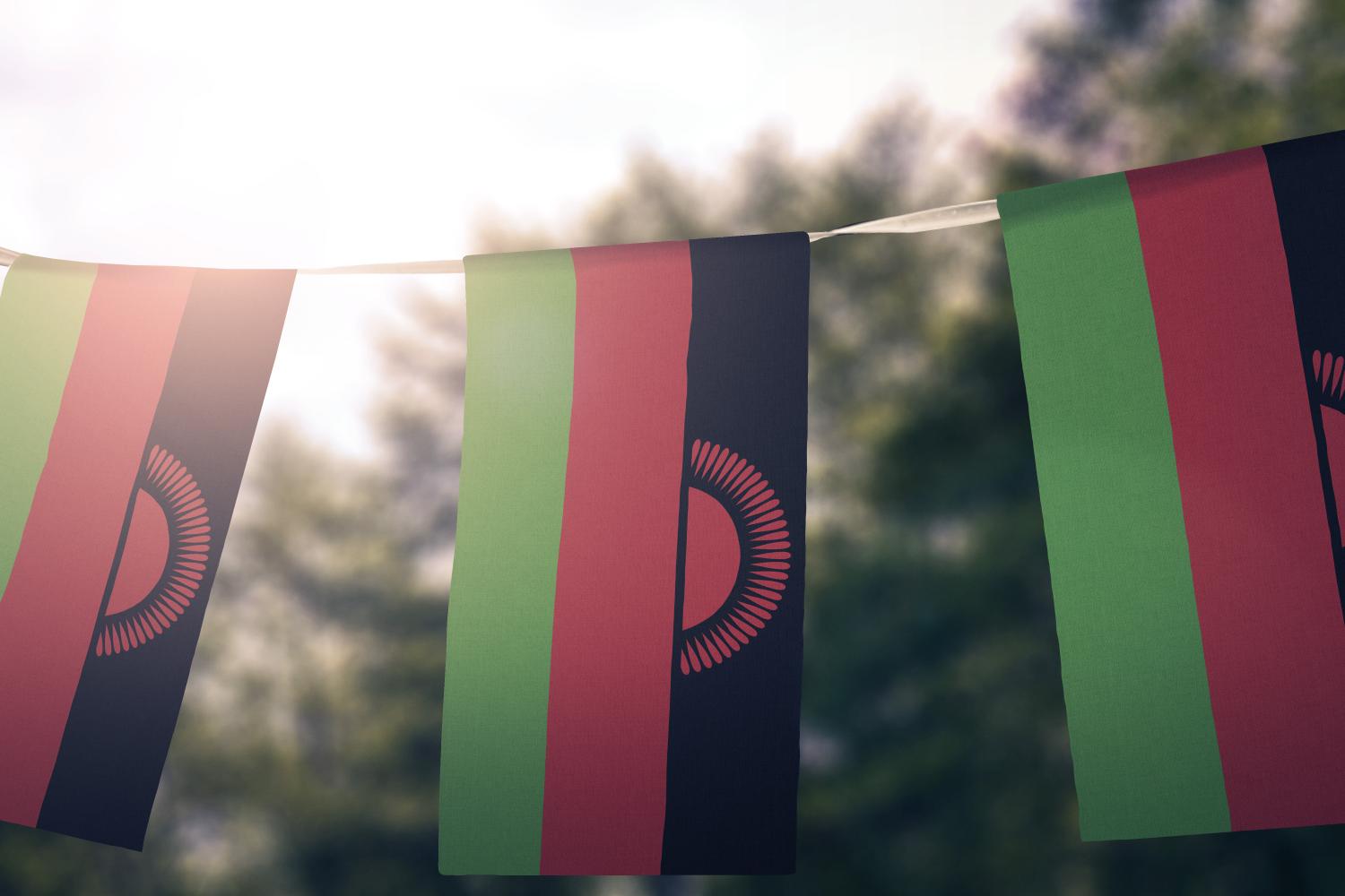 Malawi flag pennants