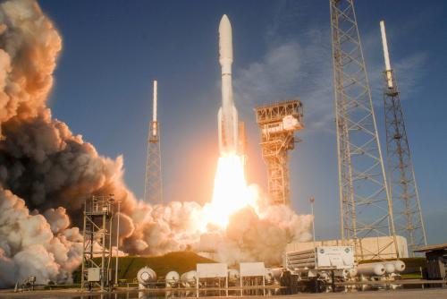 A United Launch Alliance Atlas V rocket lifts off from Cape Canaveral Space Force Station on Thursday, July 30, 2020, with NASA's Perseverance rover destined for Mars.Atlas V Launch