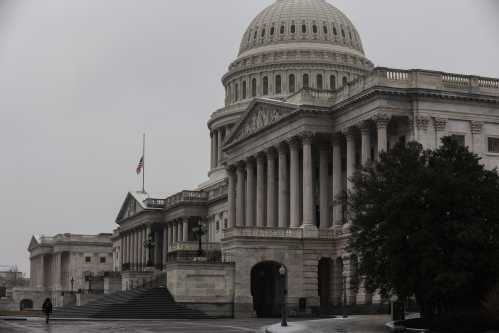 The U.S. Capitol is seen on Thursday, February 18, 2021, in Washington, DC. (Photo by Oliver Contreras/Sipa USA)No Use Germany.