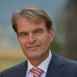 A man in a dark suit