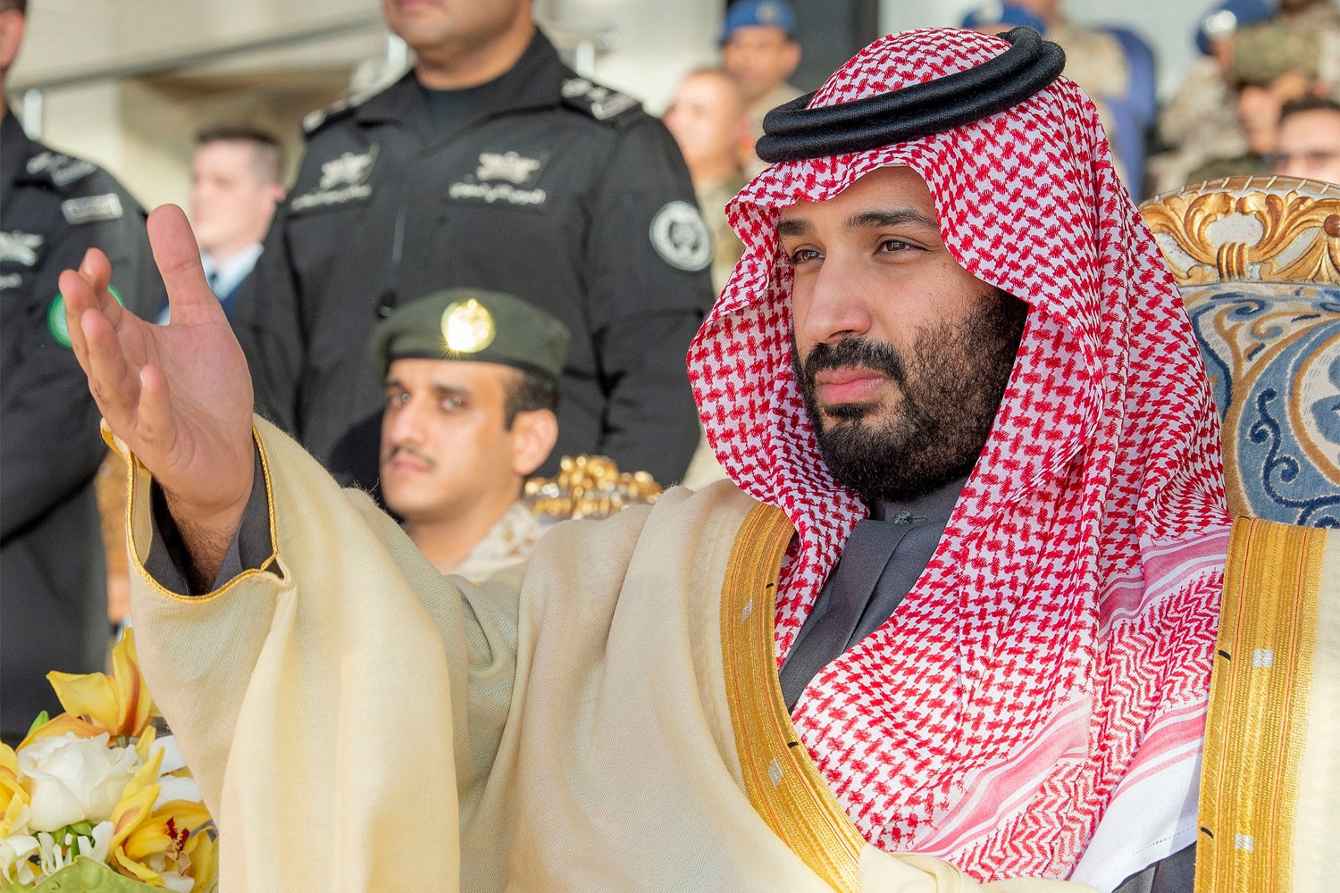 File photo dated December 23, 2018 of Saudi Crown Prince Mohammed bin Salman (also known as MBS) attends a graduation ceremony for Saudi airforce officers at King Faisal Airbase in Tabuk, Saudi Arabia. A US intelligence report has found that Saudi Crown Prince Mohammed bin Salman approved the murder of exiled Saudi journalist Jamal Khashoggi in 2018. The report released by the Biden administration says the prince approved a plan to either "capture or kill" Khashoggi. Photo by Bandar Al Jaloud - Royal Palace / ABACAPRESS.COM