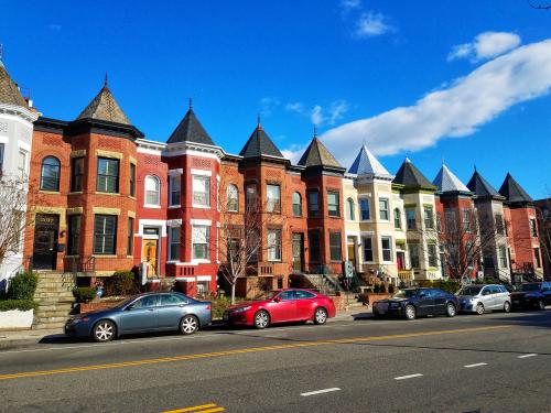 rowhomes in Washington, DC