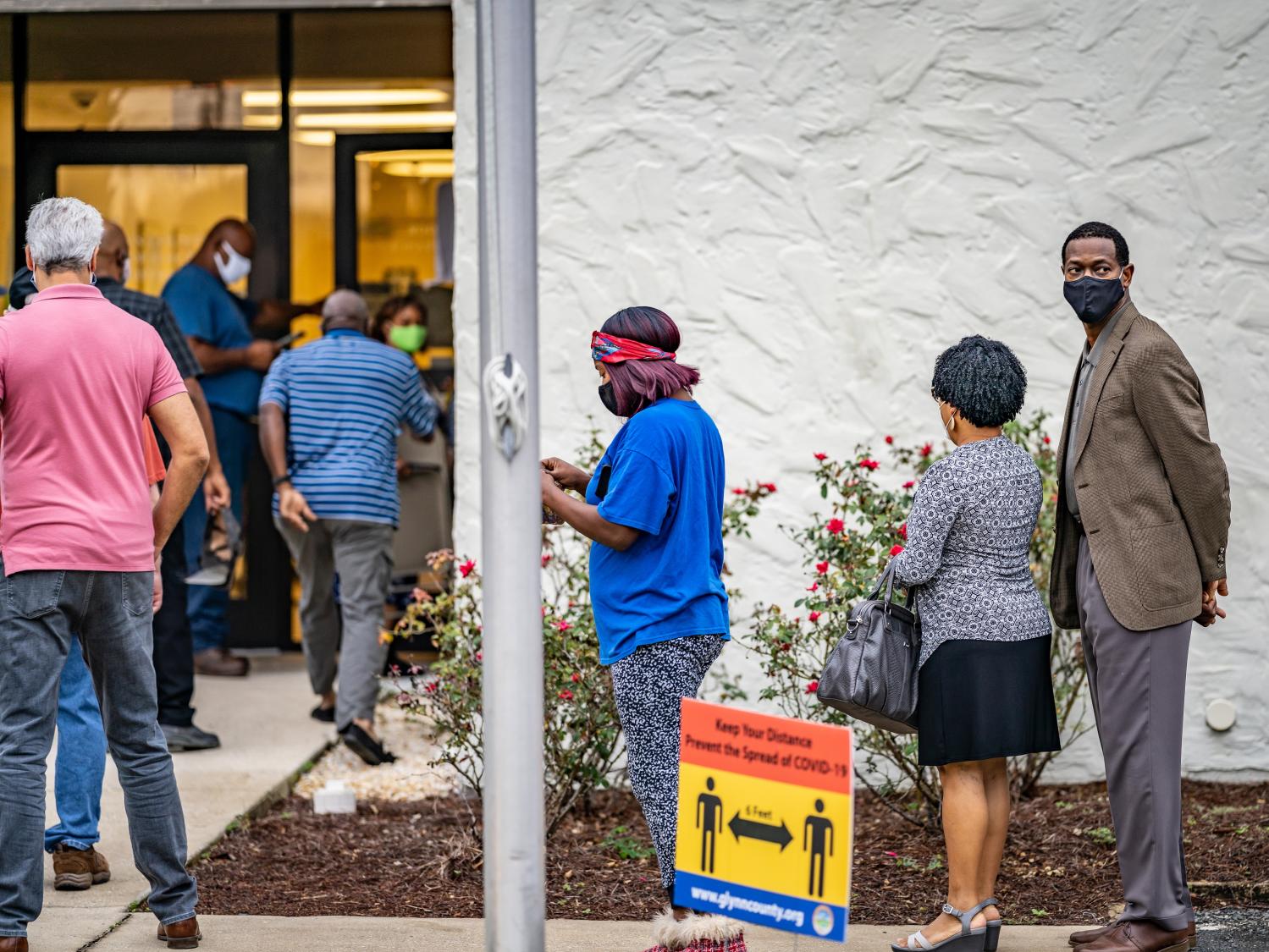 Voting poll in Georgia