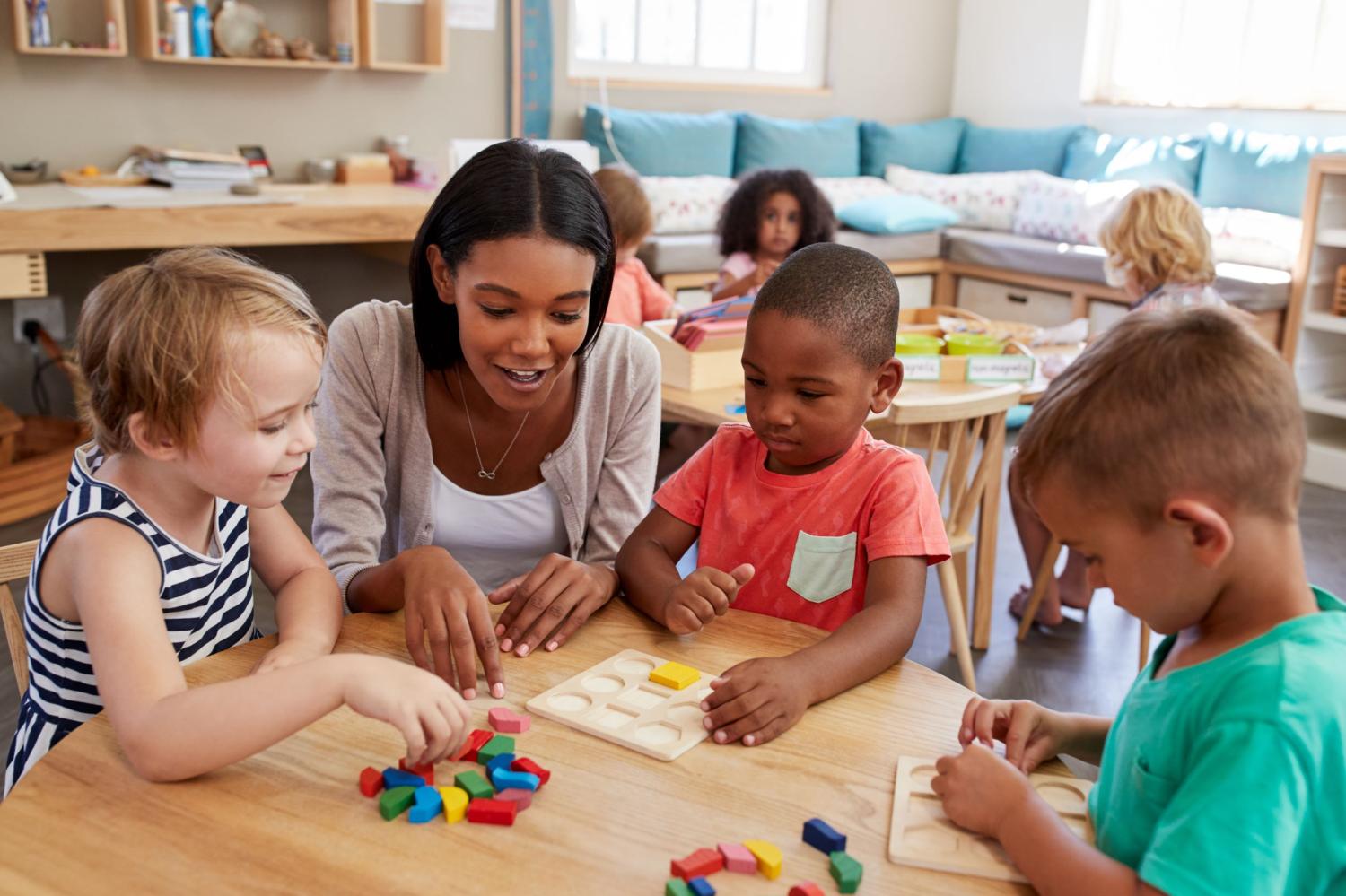 Preschool children learning