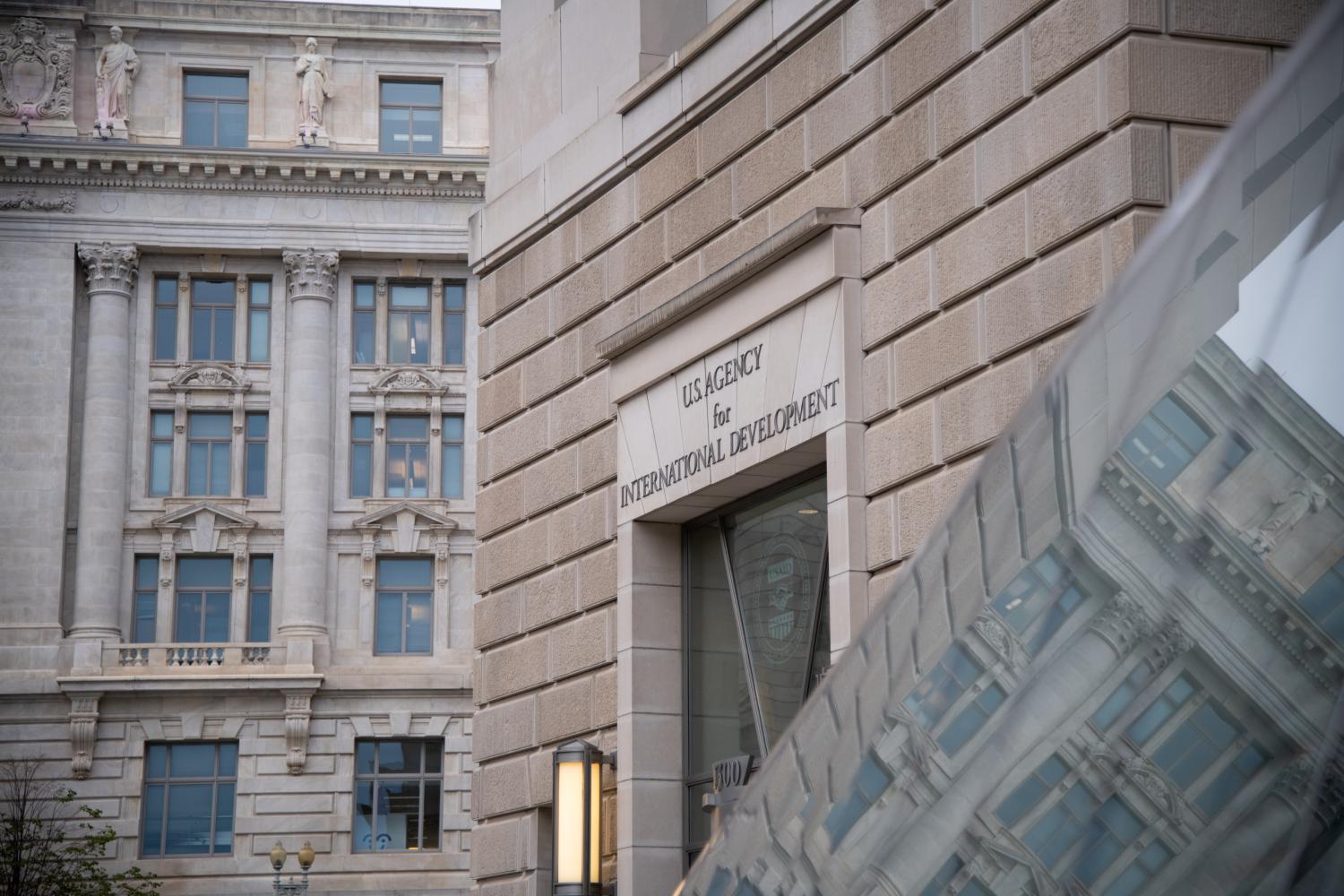 A general view of the U.S. Agency for International Development (USAID), in Washington, D.C., on August 21, 2020 amid the Coronavirus pandemic. This week former Vice President Joe Biden and Senator Kamala Harris (D-CA) accepted the Democratic nomination for President and Vice President, respectively, during a nationwide virtual convention ahead of the Republican National Convention that is set to take place next week with in-person events held in Charlotte, N.C., and Washington. (Graeme Sloan/Sipa USA)No Use UK. No Use Germany.