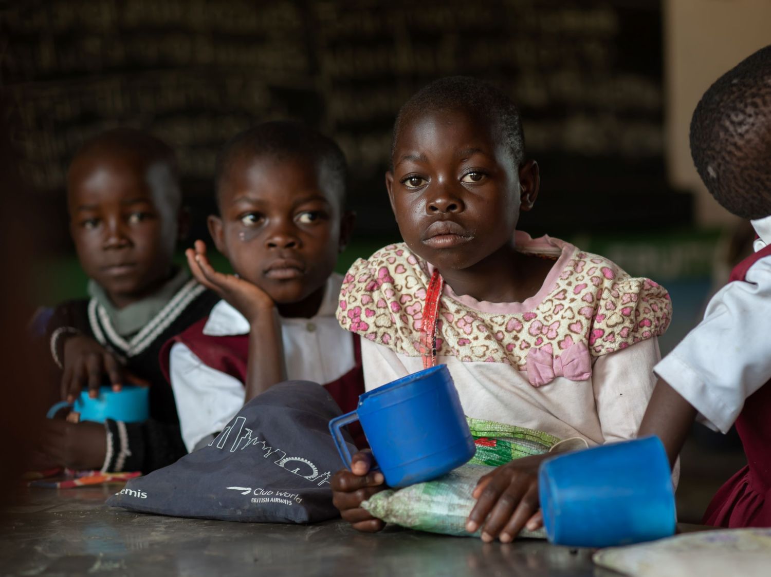 Female students in Malawi