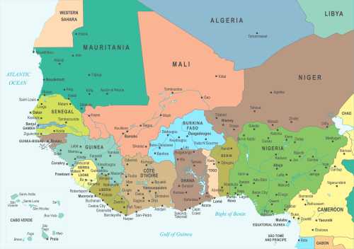 Map of West Africa