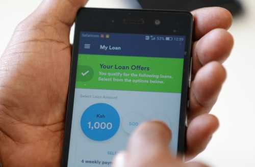 Branch app, an online financial micro lending platform is seen on a mobile phone in this photo illustration taken May 23, 2018. REUTERS/Thomas Mukoya/Illustration