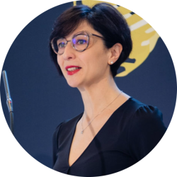 headshot of Irene Monasterolo