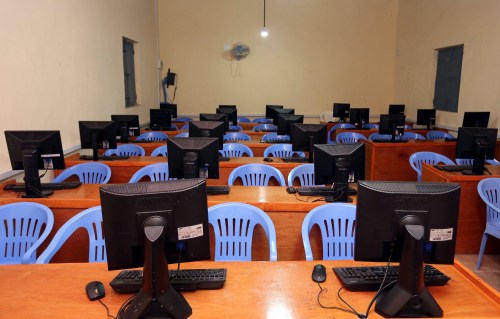 An empty computer science classroom is seen at the University of Somalia in Mogadishu, July 13, 2017. Picture taken July 13, 2017. REUTERS/Feisal Omar