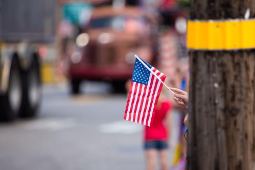 American Flag, Fourth of July Parade