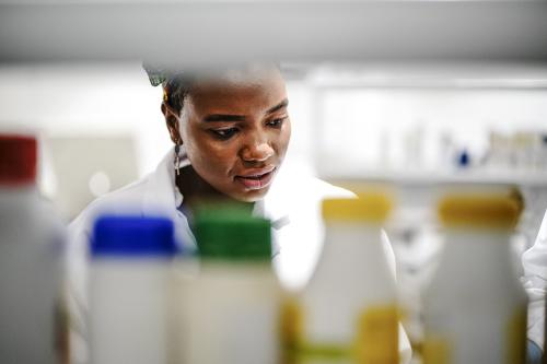 Scientists and technicians involved in the research, development and manufacture of Corona Virus Testing Kits in a laboratory facility near Cape Town, Western Cape, South Africa, RSA on April 21, 2020. Photo by Jacques Marais/RealTime/ABACAPRESS.COMNo Use South Africa.