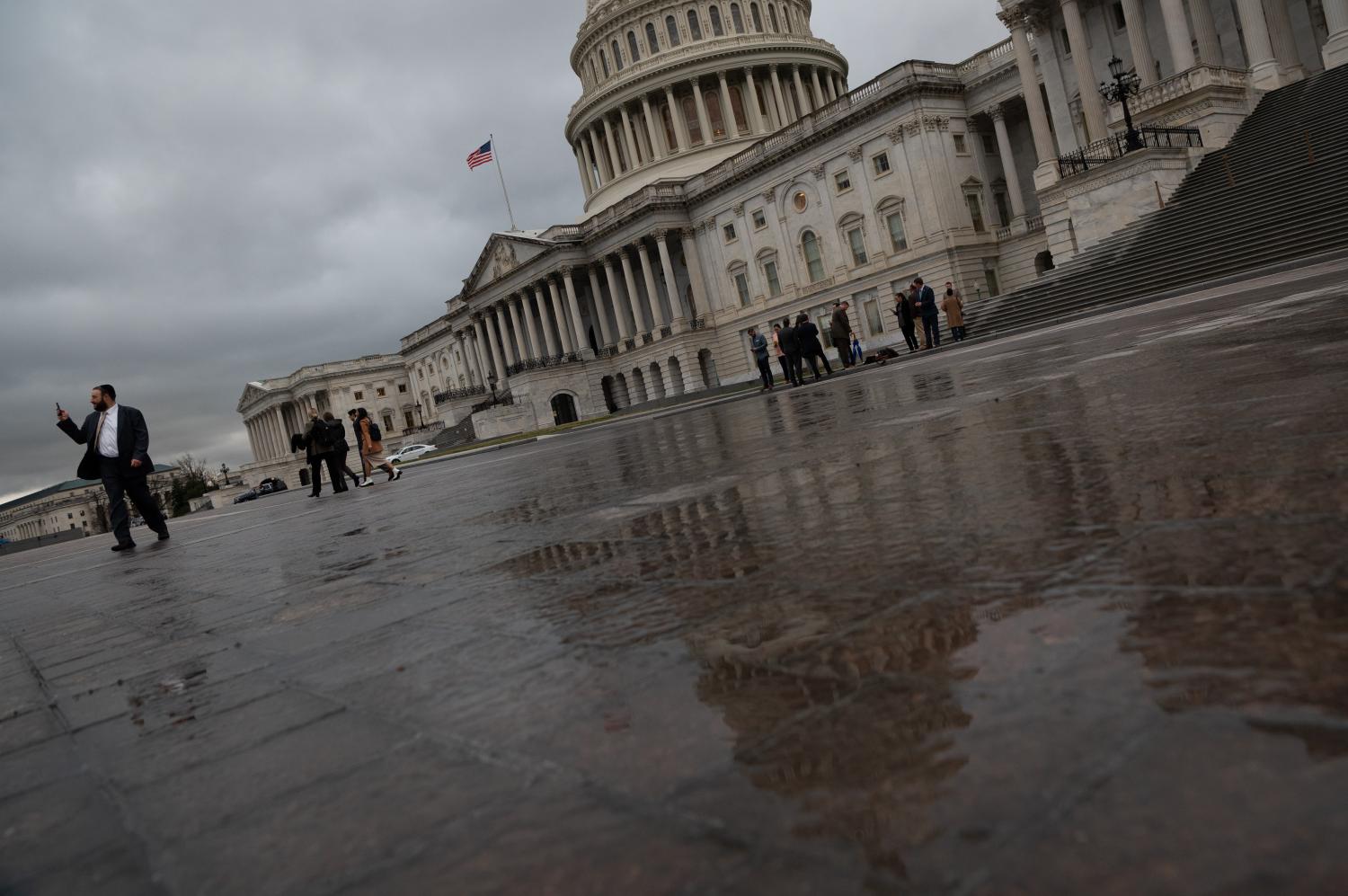 A general view of the U.S. Capitol Building, in Washington, D.C., on Wednesday, March 9, 2022. (Graeme Sloan/Sipa USA)No Use Germany.