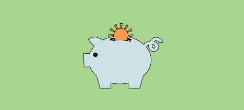 Header with piggy bank