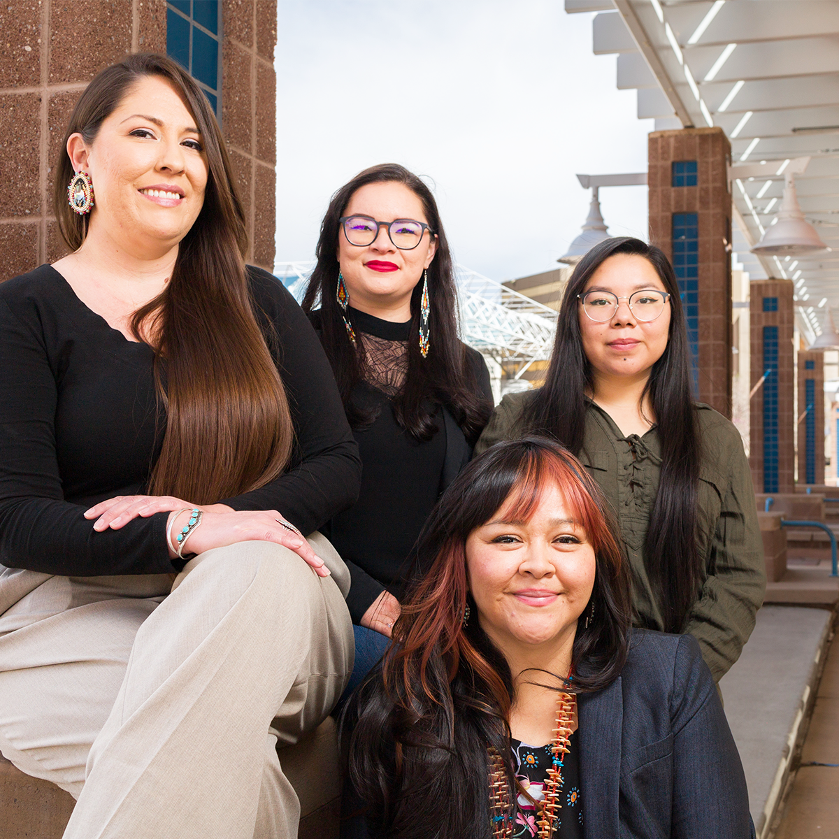 Indigenous female leaders of Native Women Lead