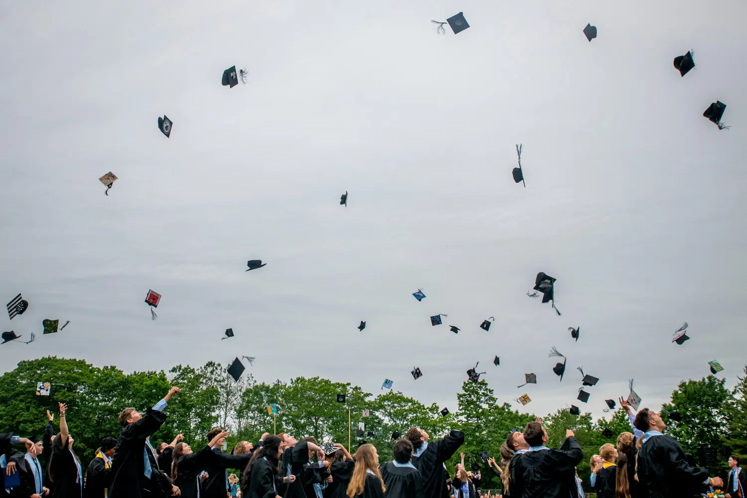 York High School students celebrate after graduating Friday, June 11, 2021.Camillefine 28