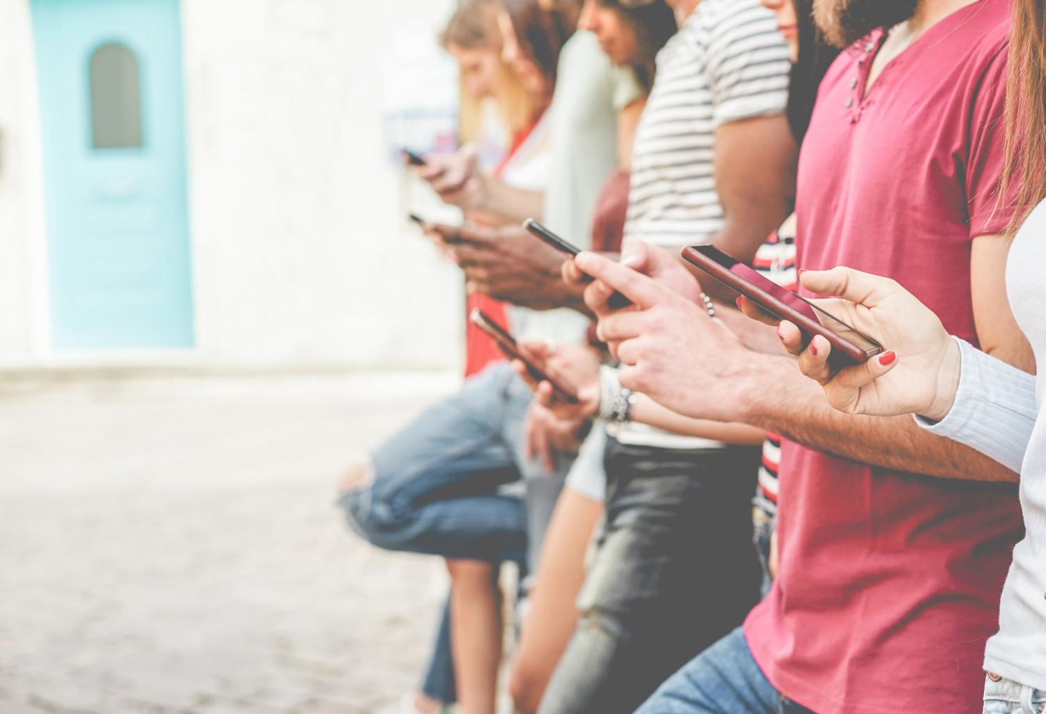 Students in Brazil review their social media.