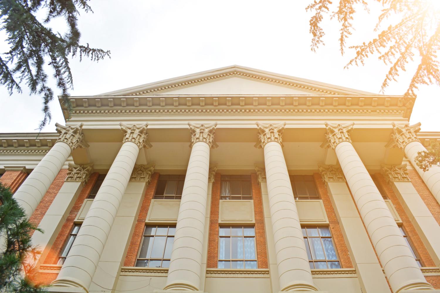 image of college building