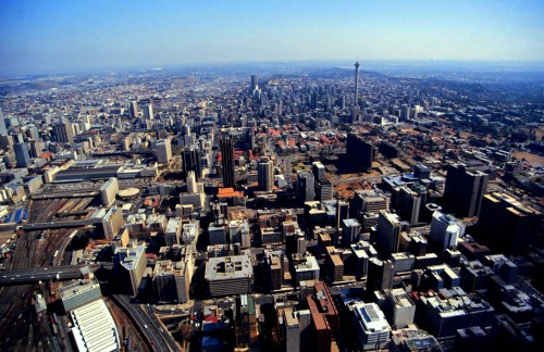 A general view of Johannesburg in this recent file photo