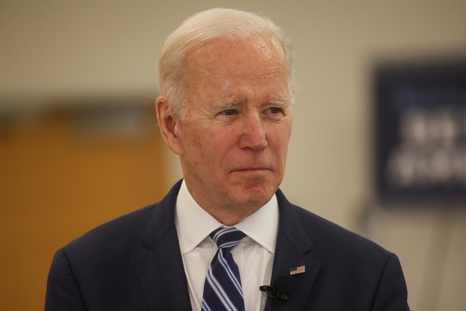 U.S. President Joe Biden visits the Cybersecurity Lab at North Carolina Agricultural and Technical State University