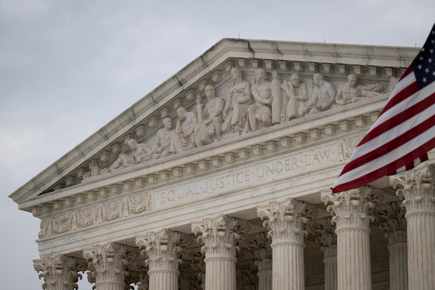 A general view of the U.S. Supreme Court building, in Washington, D.C., on Monday, September 19, 2022. (Graeme Sloan/Sipa USA)No Use Germany.