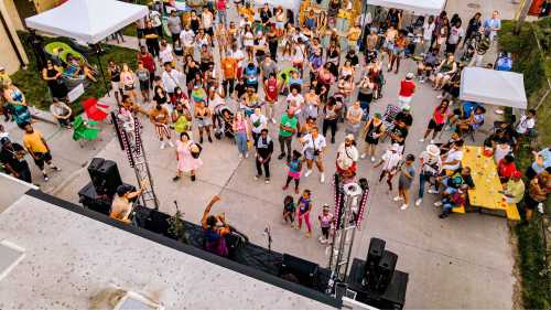 Tylynn, an Omaha-based rapper, singer and songwriter performing at Juneteenth Joyfest on the Omaha Mobile Stage. Credit: Stable Gray