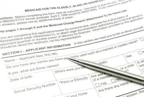 Medicaid form