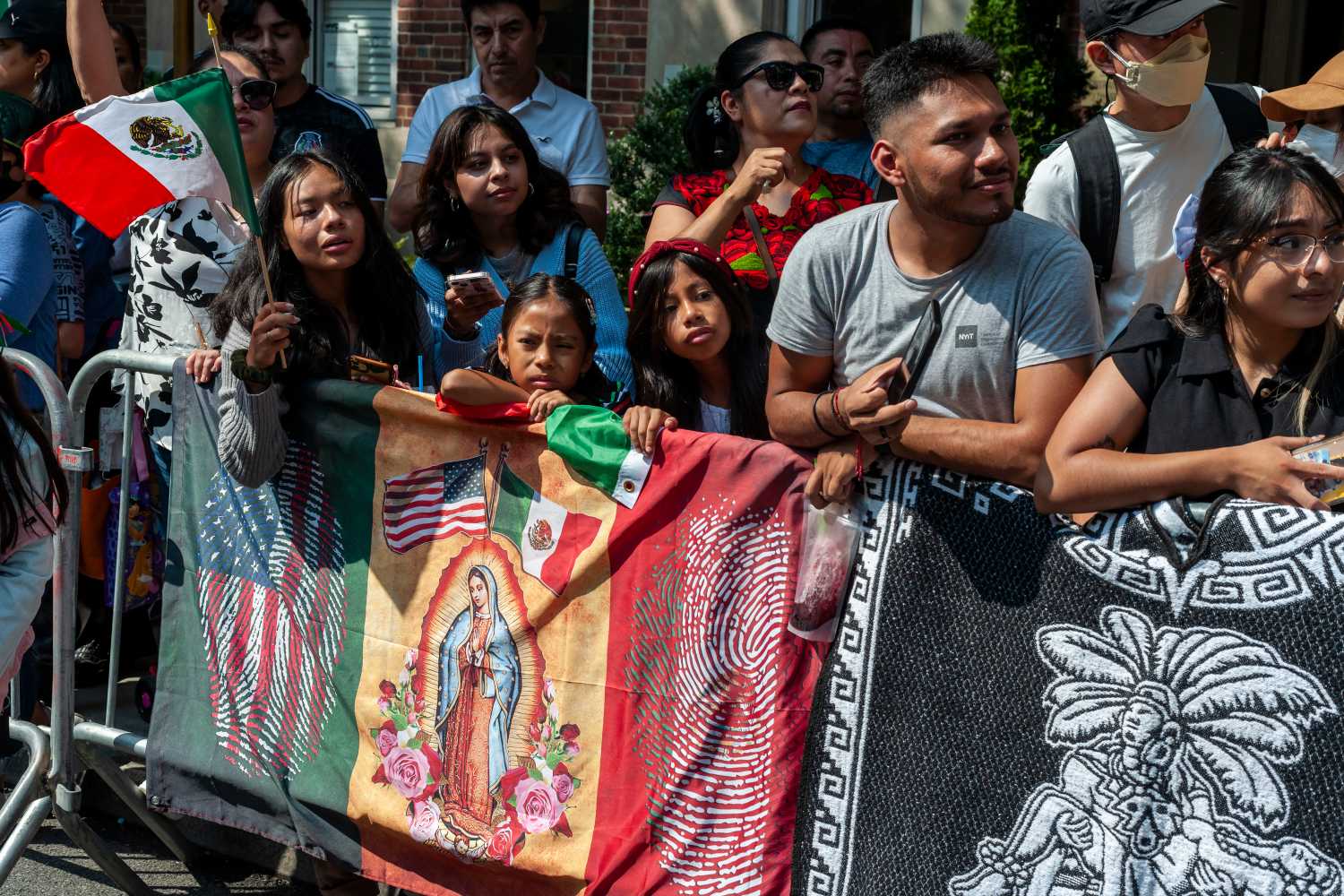Mexican-Americans gather on Madison Avenue in New York on Sunday, September 18, 2022 for the annual Mexican Independence Day Parade. The parades that take place from the spring into the fall in New York celebrate the cultural diversity of the city. (ÂPhoto by Richard B. Levine)No Use Germany.