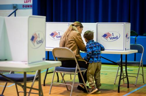 As Americans head to the polls to vote in the 2022 Midterm Elections, the early voters trickle in during the morning hours at Lyles-Crouch Traditional Academy in Alexandria, Virginia, Tuesday, November 8, 2022. Credit: Rod Lamkey / CNP/Sipa USANo Use Germany.