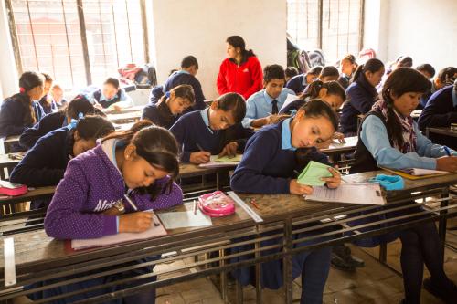 students in nepal