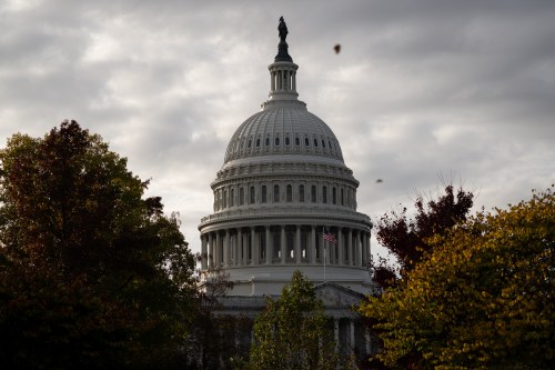 A general view of the U.S. Capitol Building, in Washington, D.C., on Friday, November 4, 2022. (Graeme Sloan/Sipa USA)No Use Germany.