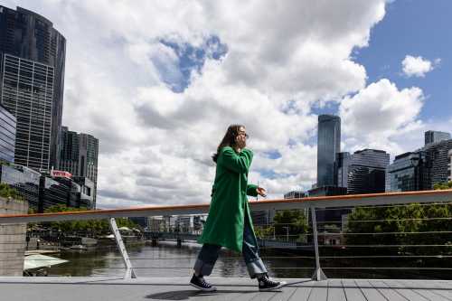 Clouds along the city skyline in Melbourne, Friday, February 3, 2023. (AAP Image/Diego Fedele) NO ARCHIVINGNo Use Australia. No Use New Zealand.