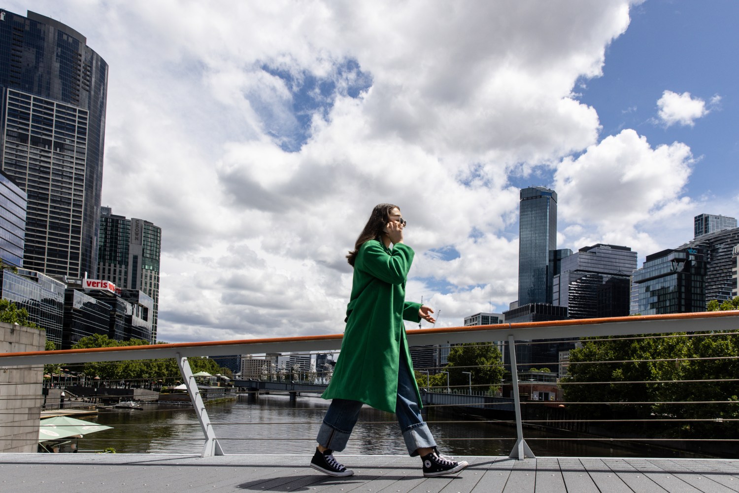 Clouds along the city skyline in Melbourne, Friday, February 3, 2023. (AAP Image/Diego Fedele) NO ARCHIVINGNo Use Australia. No Use New Zealand.