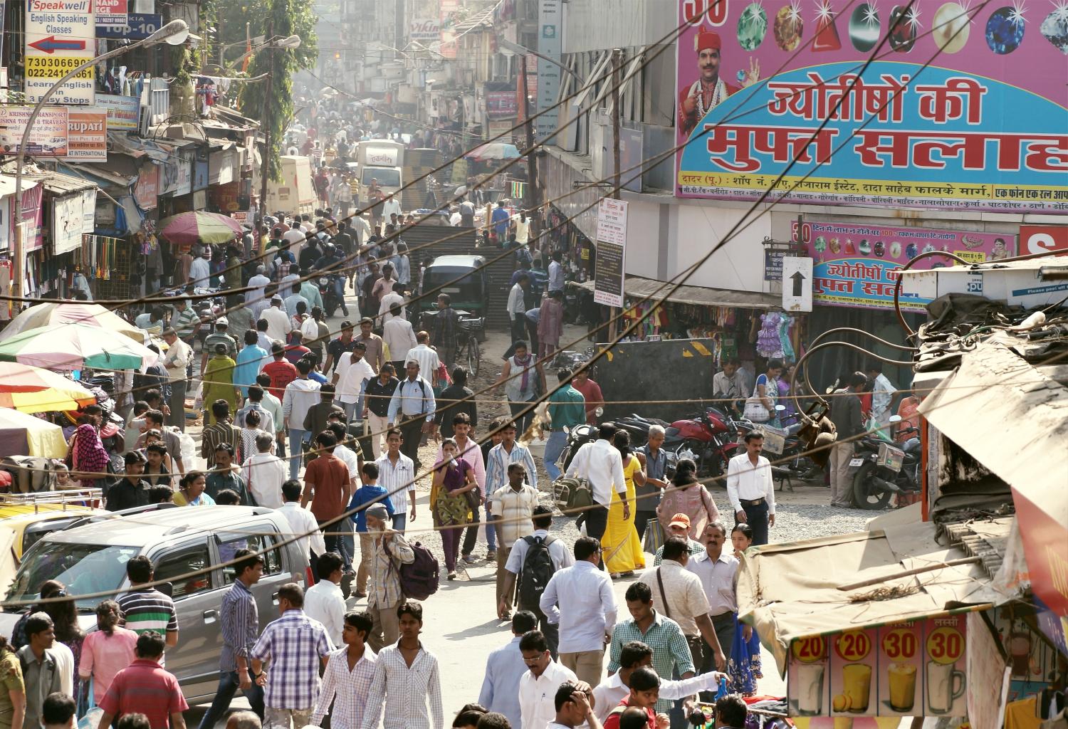 Marketplace in Mumbai, India