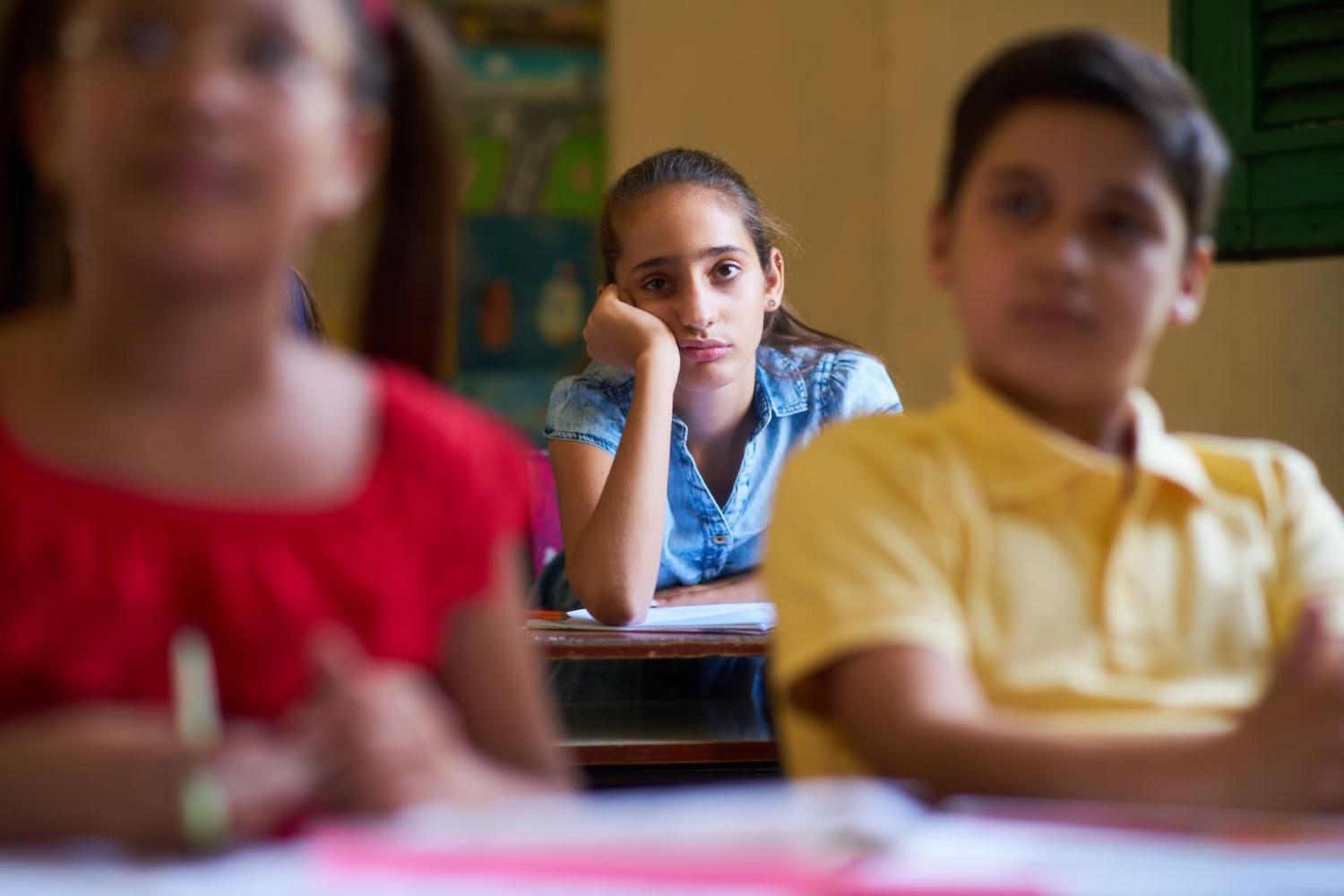 Young,People,And,Education.,Group,Of,Hispanic,Students,In,Class