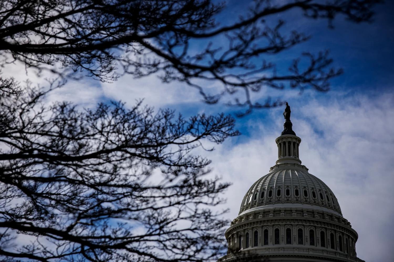 The U.S. Capitol building is seen on Capitol Hill in Washington, D.C., on Feb. 13, 2023. Republicans in Congress are fighting back against statements made by President Biden in the State of the Union address that they want to cut Social Security and Medicare spending last week. (Photo by Samuel Corum/Sipa USA)No Use Germany.