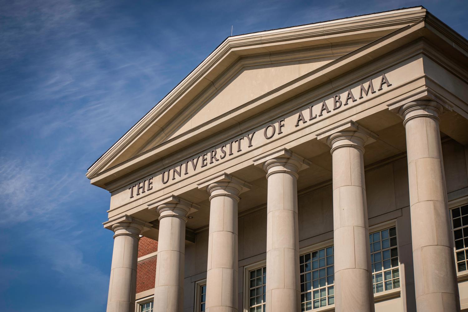 Tuscaloosa, Alabama - February 8, 2020: University of Alabama building