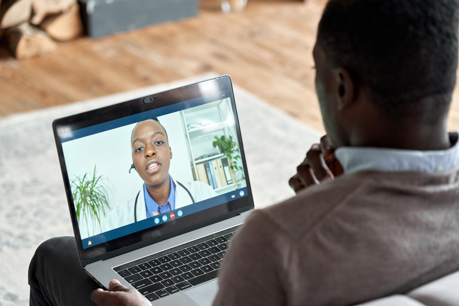 Patient and provider telehealth appointment