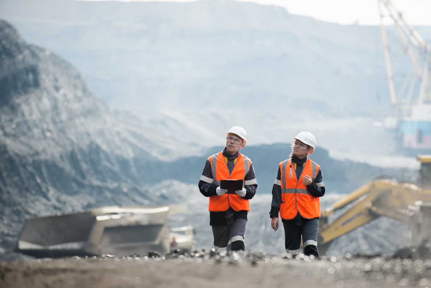 Workers with coal at open pit Photo: Shutterstock