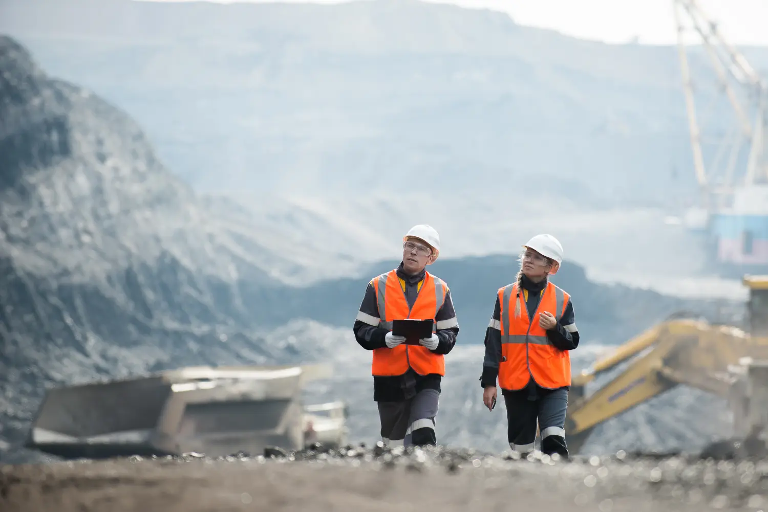 Workers with coal at open pit Photo: Shutterstock