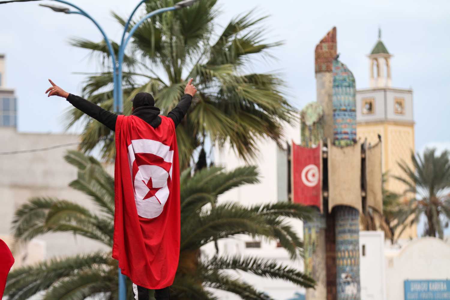 Hundreds of citizens from the city of Zarzis, located in the south of Tunisia, participated in a peaceful march to demand to know the truth about the fate of their relatives who were lost at sea after attempting to reach Italy.  There are many concerns about the shipwreck, especially since a number of the victims were buried without finding the identities of the deceased.  January 6, 2023.  Zarzis, Medenine, Tunisia. (Photo by Mohamed Krit/Sipa USA)No Use Germany.