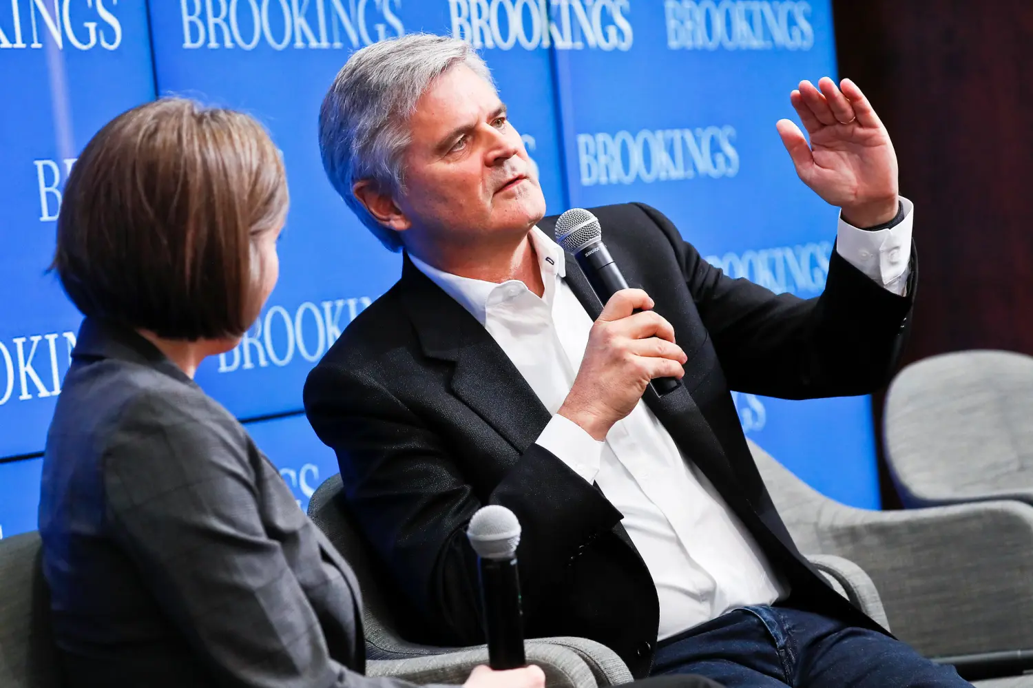 Speakers at a Brookings event