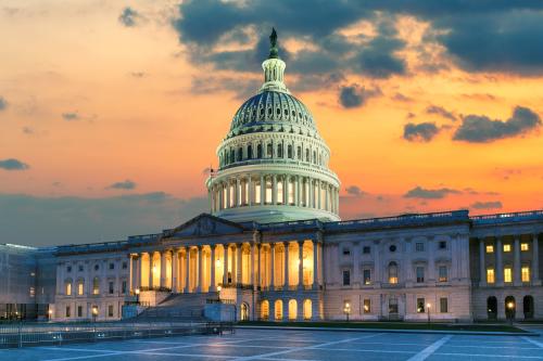 Capitol at sunset