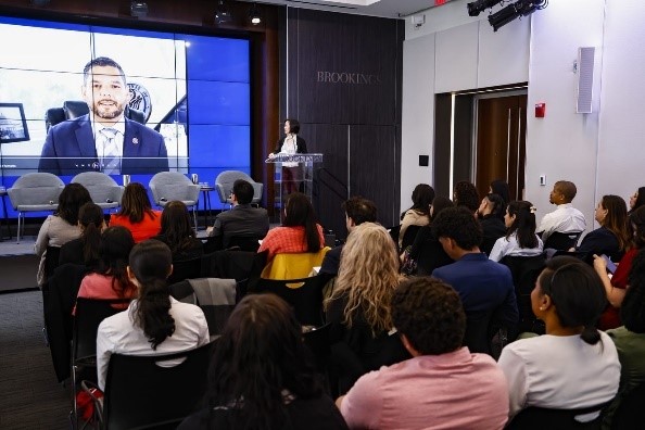 The audience at a Brookings event