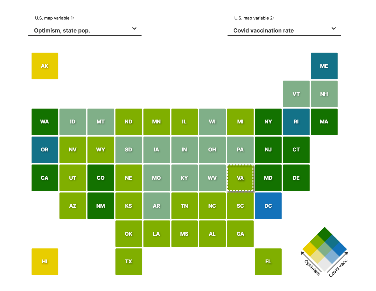 Preview image of the dispair and misinformation interactive