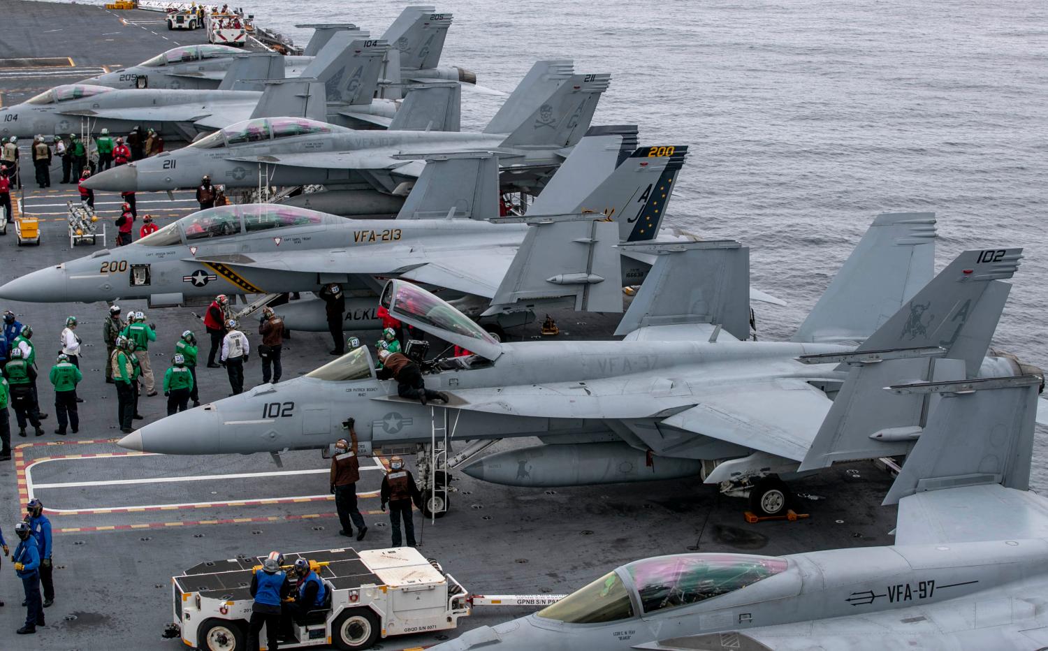 USS Gerald R. Ford The Lead Ship Of Her Class Of US Navy Aircraft Carriers