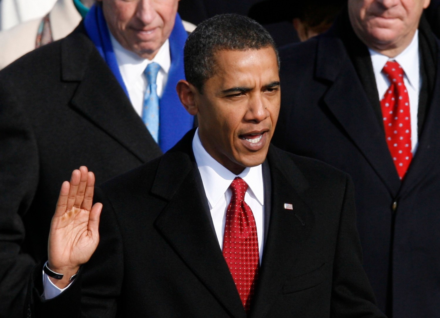 Barack Obama is sworn in as 44th President of United States