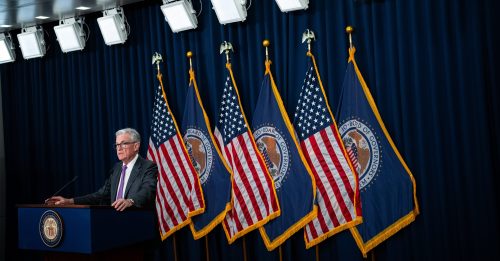 U.S. Federal Reserve Chair Jerome Powell speaks to media during a press conference after a Federal Open Market Committee (FOMC) meeting, in Washington, D.C., on Wednesday, July 26, 2023.
