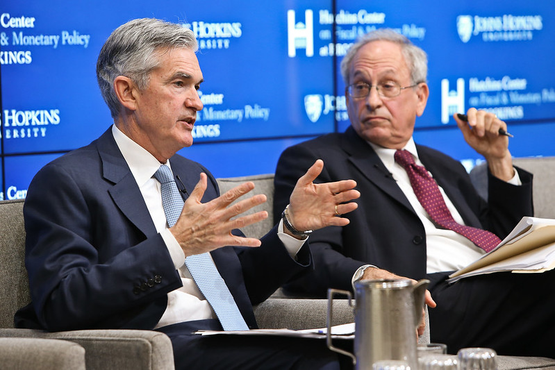 Jay Powell and Don Kohn on the Hutchins Center stage