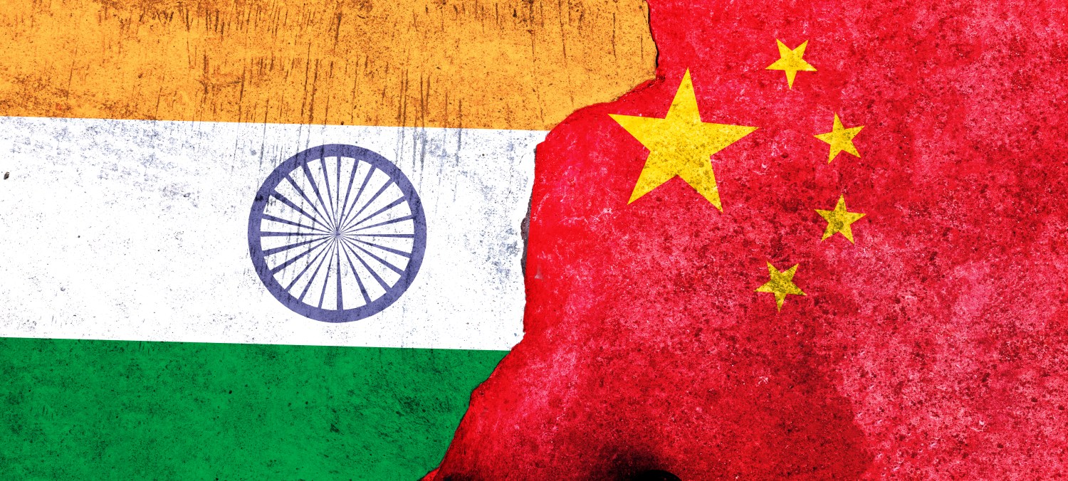 India, China flag representation